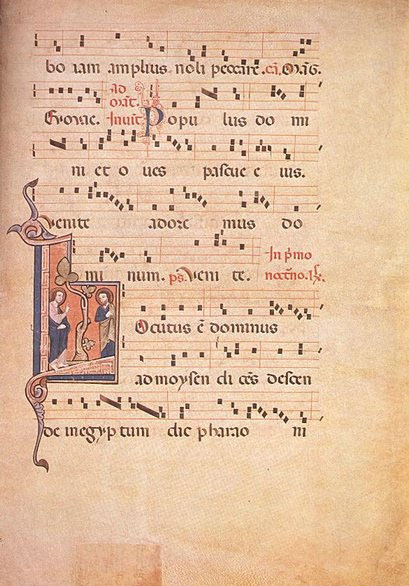 Fragment of an Antiphonale after